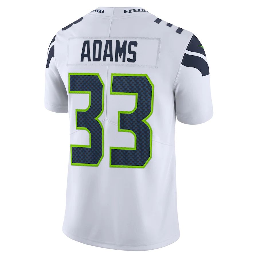 Custom #33 White SEA Football Shirt Top
