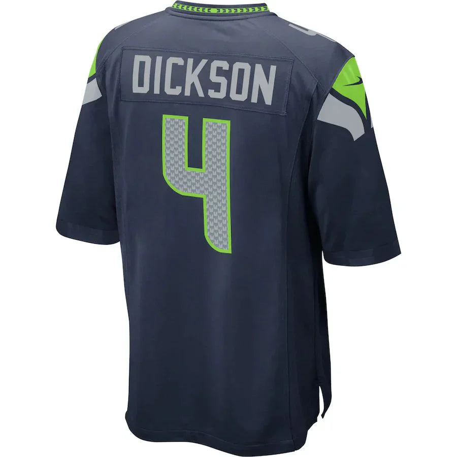 Custom #4 Navy SEA Football Shirt Top