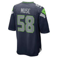 Custom #58 Navy SEA Football Shirt Top