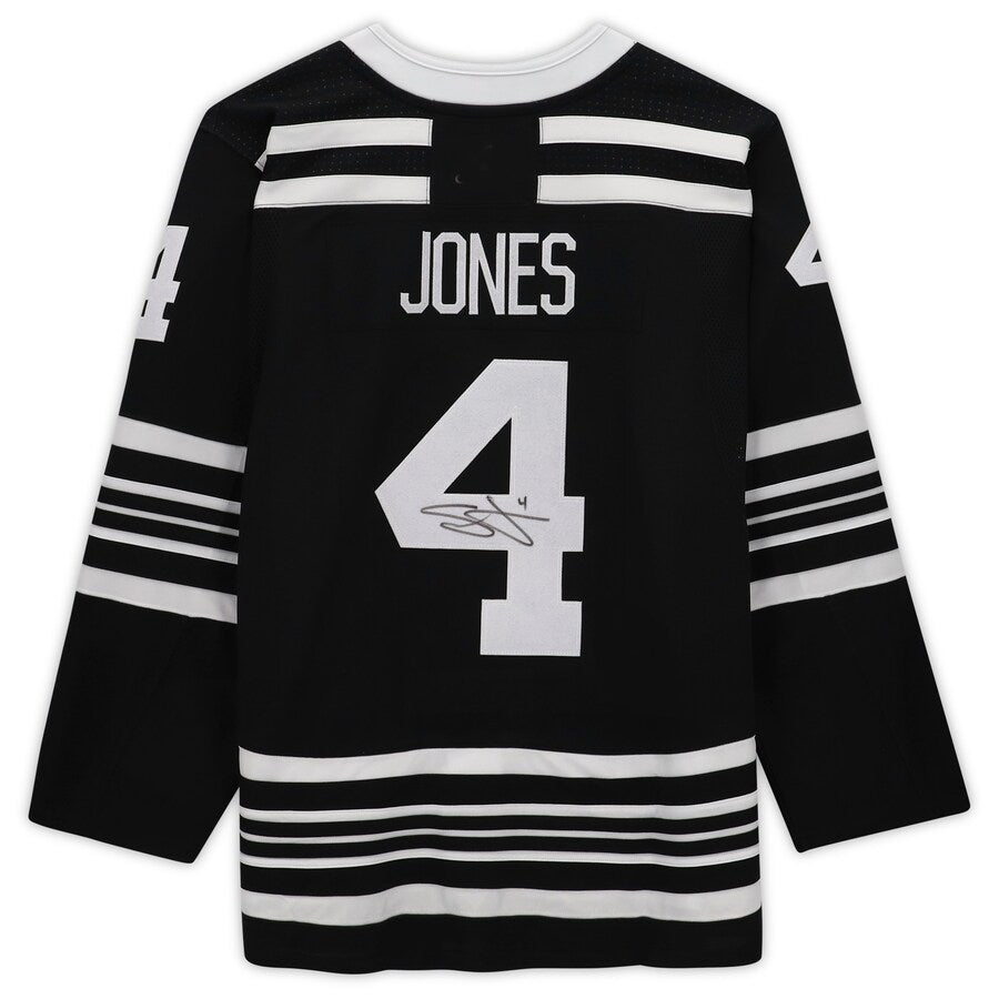 Custom #4 Black CHI Hockey Shirt Top