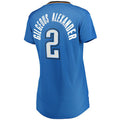 Custom #2 Blue OKC Basketball Shirt Top