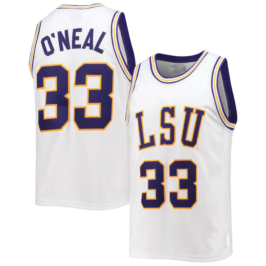 Custom #33 White Retro Basketball Shirt Top