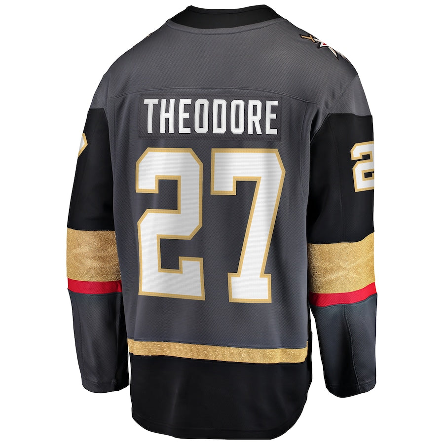 Custom #27 Gray VGK Hockey Shirt Top