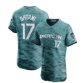 Custom #17 Teal 2023 Baseball Shirt Top