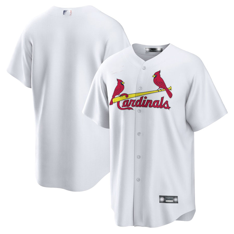 Custom White STL Baseball Shirt Top