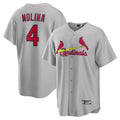 Custom #4 Gray STL Baseball Shirt Top