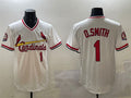 Custom #1 White STL Baseball Shirt Top
