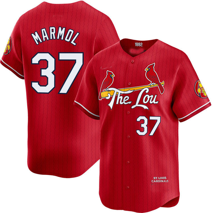Custom #37 City Connect STL Baseball Shirt Top