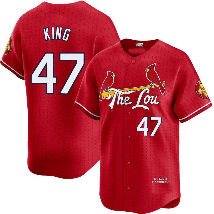 Custom #47 City Connect STL Baseball Shirt Top