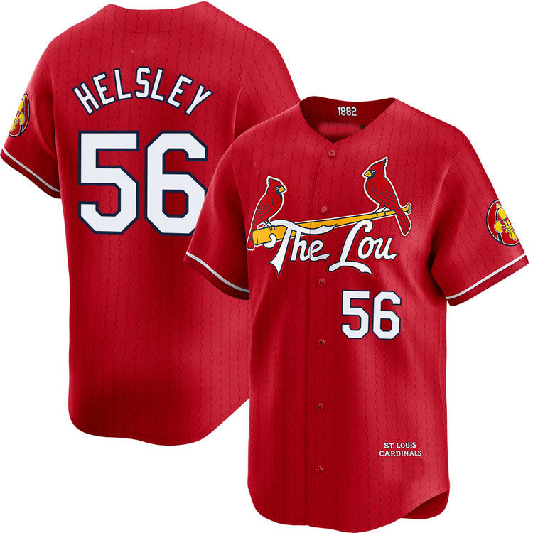Custom #56 City Connect STL Baseball Shirt Top