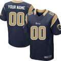 Custom Navy Blue LAR Football Shirt Top