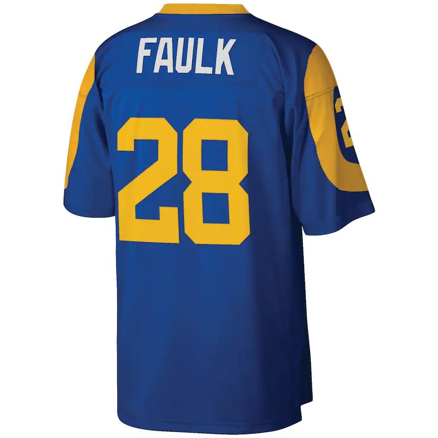 Custom #28 LAR Football Shirt Top