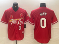 Custom #0 Red 2024 City Connect STL Baseball Shirt Top