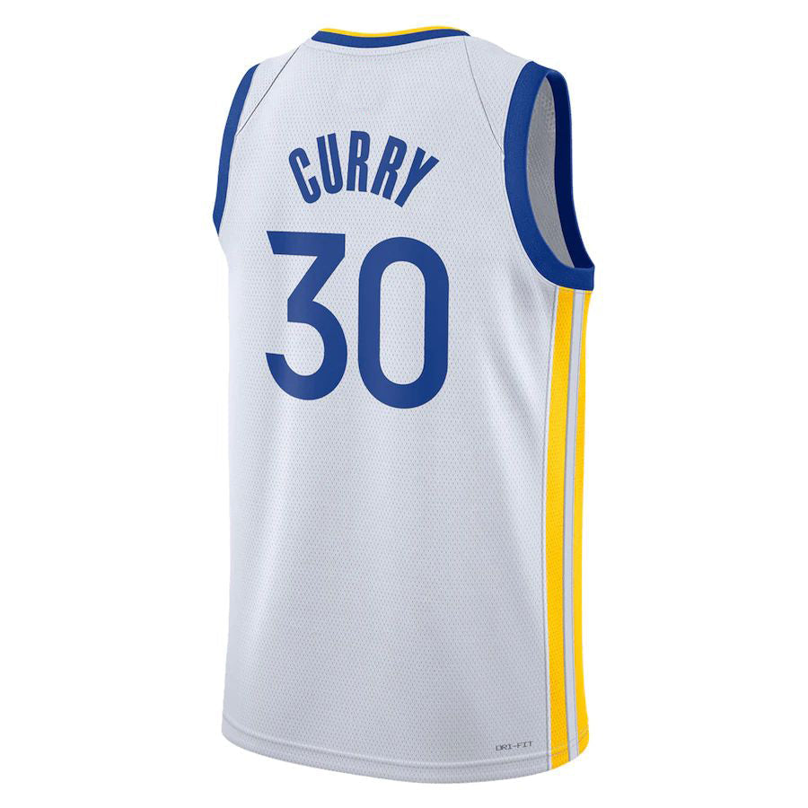 Custom #30 White 2022 GSW Basketball Shirt Top