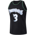 Custom #3 Black 1997 MIN Basketball Shirt Top
