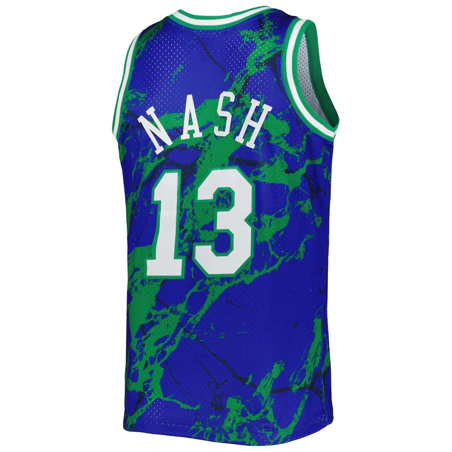 Custom #13 Blue 1998 DAL Basketball Shirt Top