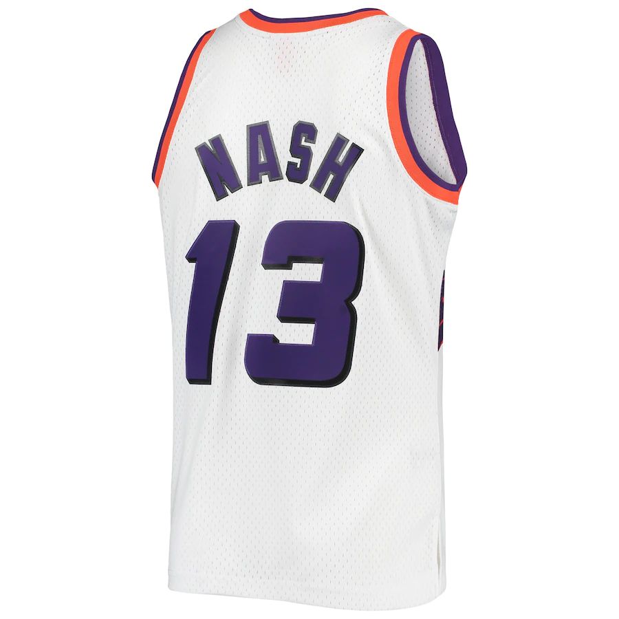 Custom #13 White 1996 PHX Basketball Shirt Top