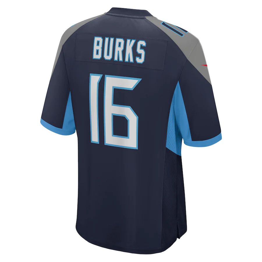 Custom #16 Navy 2022 TEN Football Shirt Top