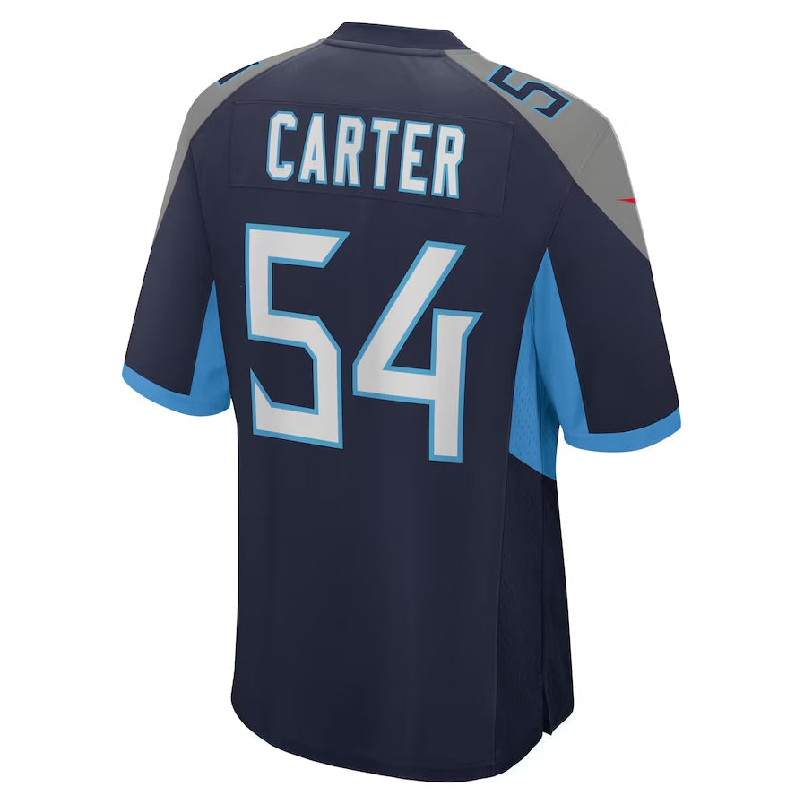 Custom #54 Navy TEN Football Shirt Top