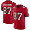 Custom #87 Red TB Football Shirt Top