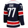 Custom #77 Navy WSH Hockey Shirt Top