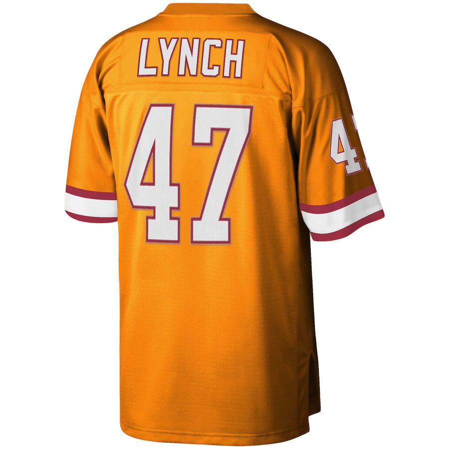 Custom #47 Orange TB Football Shirt Top