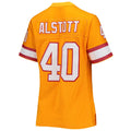 Custom #40 Orange TB Football Shirt Top