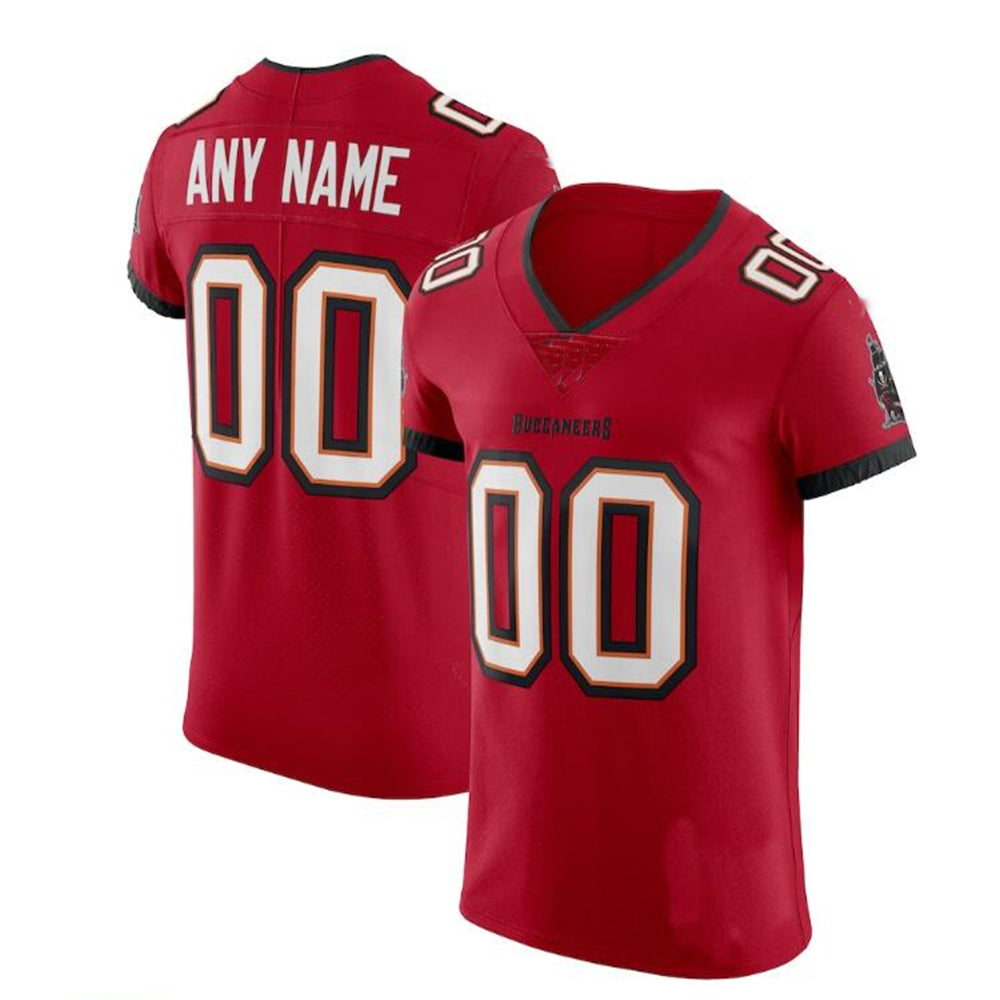 Custom Red TB Football Shirt Top