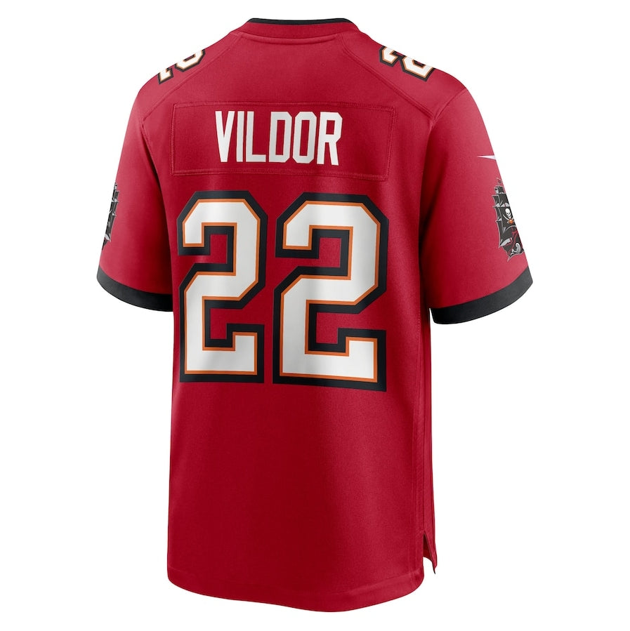 Custom #22 Red TB Football Shirt Top