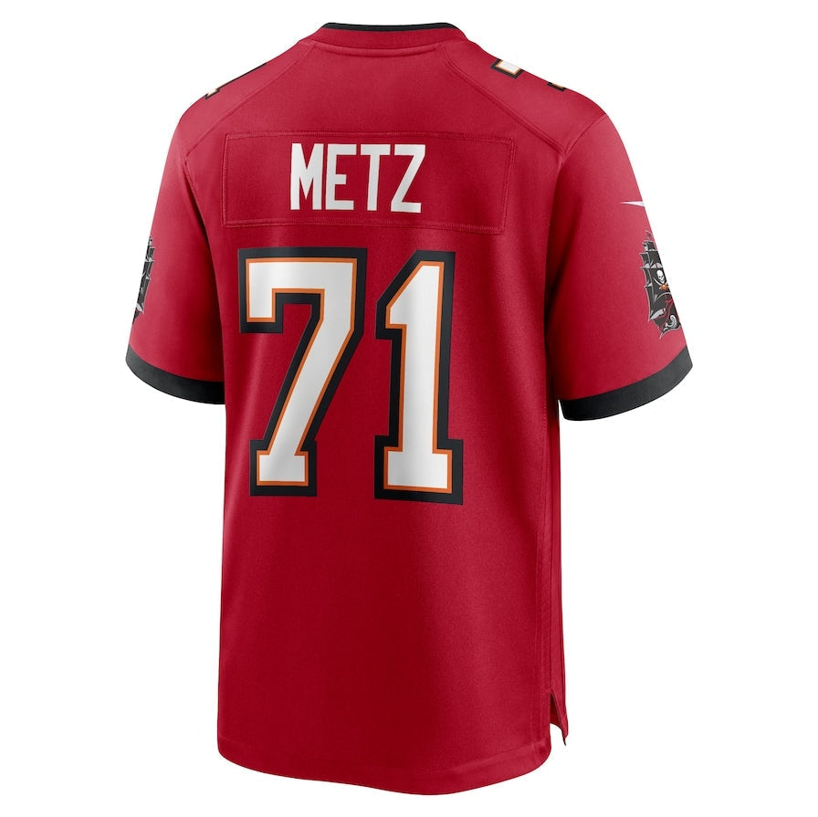 Custom #71 Red TB Football Shirt Top
