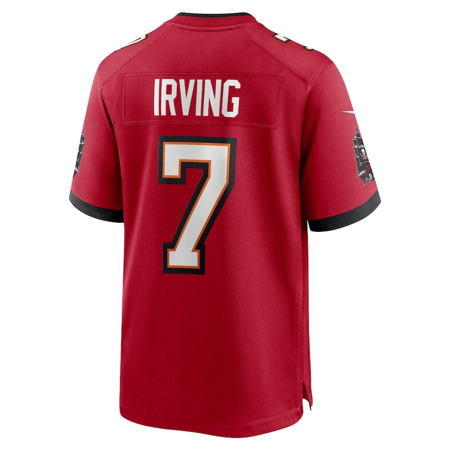 Custom #7 Red TB Football Shirt Top