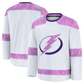 Custom White 2024 TBL Hockey Shirt Top