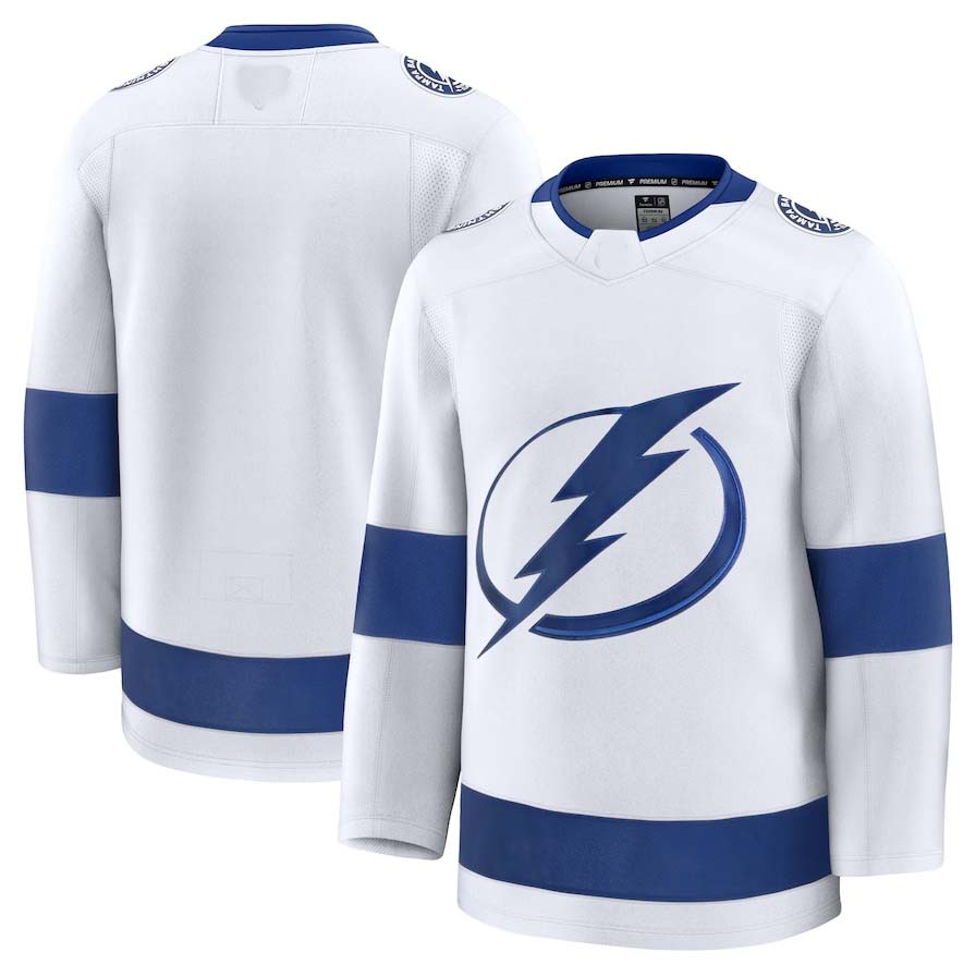 Custom White TBL Hockey Shirt Top