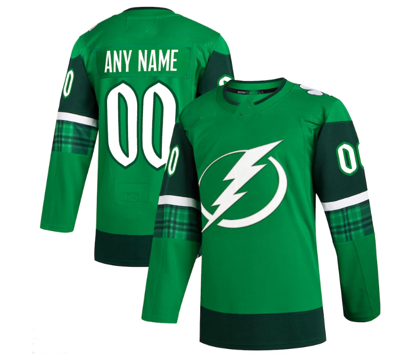 Custom Green 2023 TBL Hockey Shirt Top