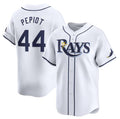 Custom #44 White TB Baseball Shirt Top