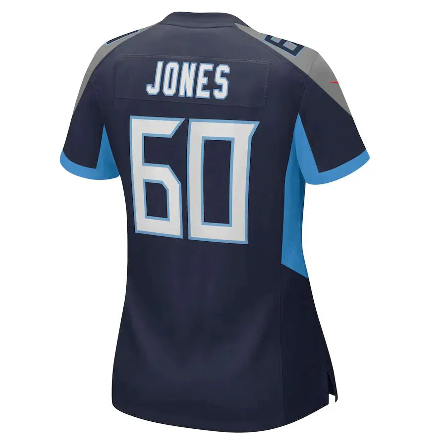 Custom #60 Navy TEN Football Shirt Top