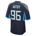 Custom #96 Navy TEN Football Shirt Top