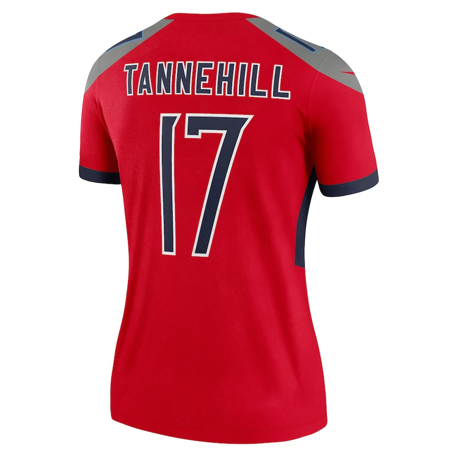 Custom #17 Red TEN Football Shirt Top