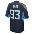 Custom #93 Navy TEN Football Shirt Top