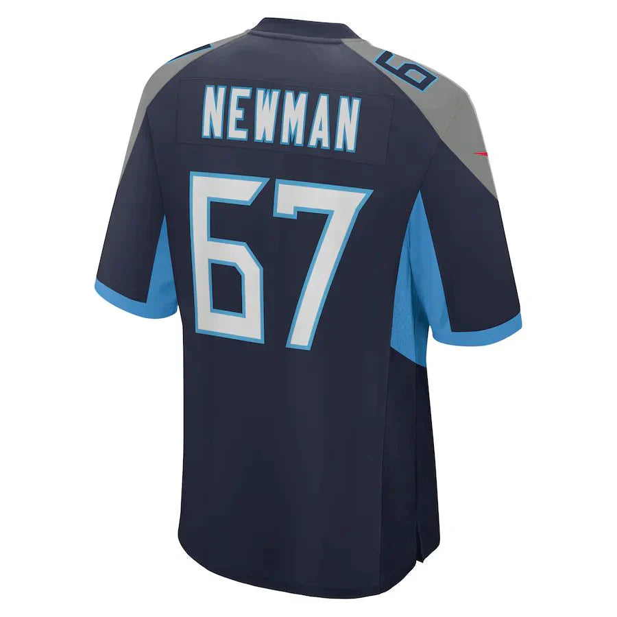 Custom #67 Navy TEN Football Shirt Top