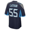 Custom #55 Navy 2024 TEN Football Shirt Top