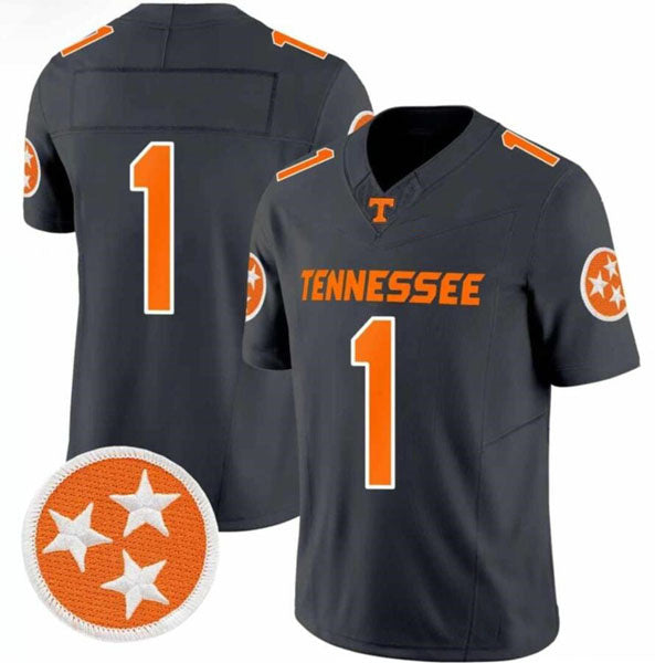 Custom #1 Charcoal College Shirt Top
