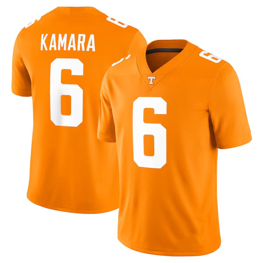 Custom #6 Orange College Shirt Top