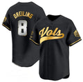 Custom #8 Black 2024 Baseball Shirt Top
