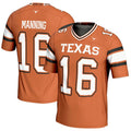 Custom #16 Orange Football Shirt Top