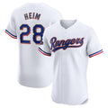 Custom #28 White 2024 TEX Baseball Shirt Top