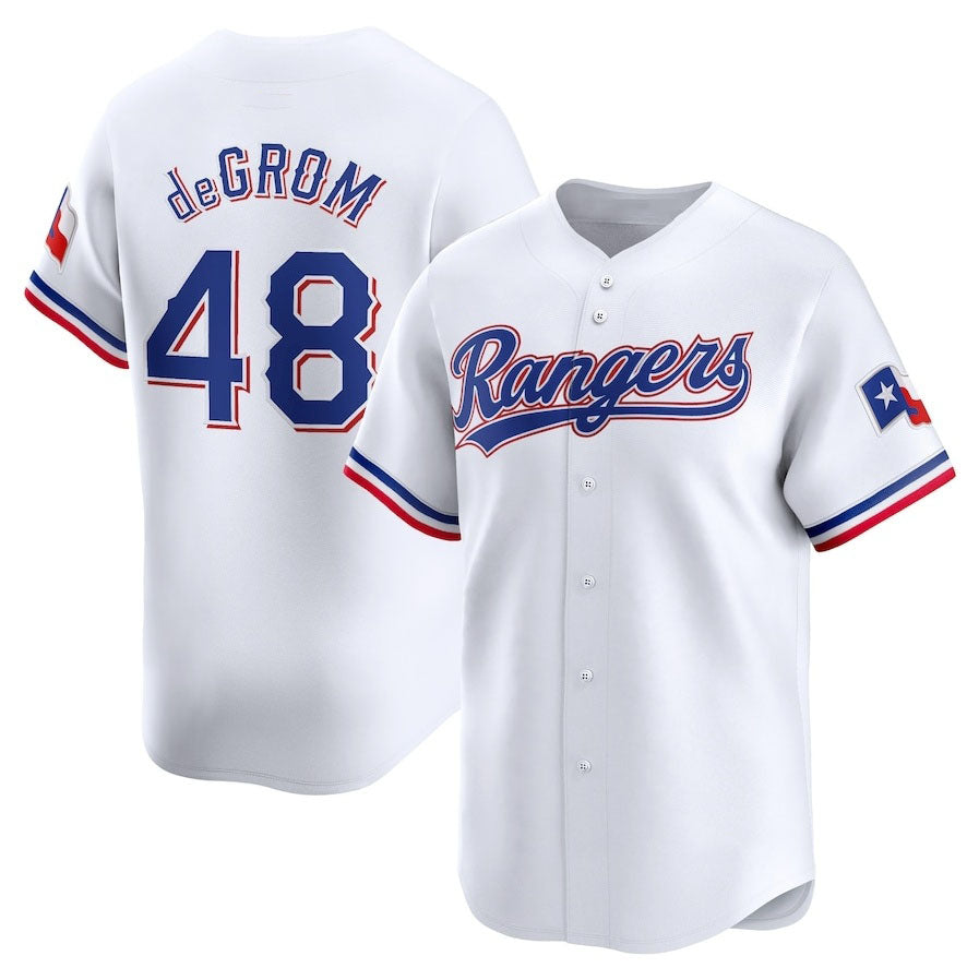 Custom #48 White TEX Baseball Shirt Top