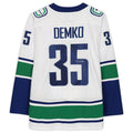 Custom #35 White VAN Hockey Shirt Top