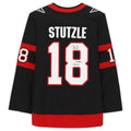 Custom #18 Black OTT Hockey Shirt Top