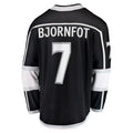 Custom #7 Black LAK Hockey Shirt Top